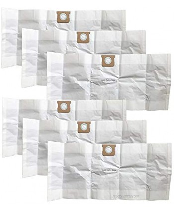 Think Crucial Replacement Vacuum Bags Compatible With 15-22 Gallon ShopVac Part # 90663,90663-00 & Models G,9551600,9552600,9553600,9623910,9311711,9661611,9662611,9611700,9541610,9621610,586 6 Pack