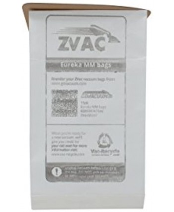 ZVac Replacement Eureka Vacuum Bags Compatible with Eureka Part # 60297A 60295A 60295B 60295C & 60296C Fits Eureka Sanitaire Mighty Mite Vacuums 10 Pack in A Bag