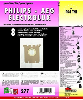Elettrocasa PS 4 TNT Cylinder vacuum Dust bag vacuum accessory supply