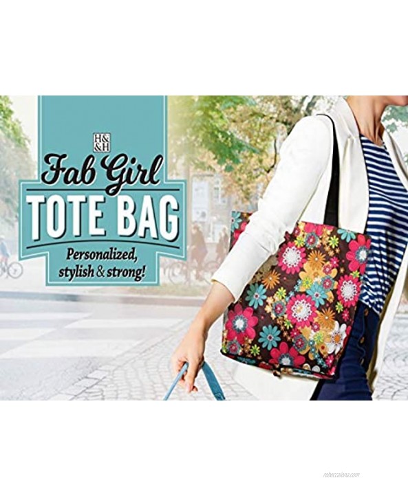 Fab Girl Tote Bags Lisa Tote Bags 16x14 Multicolored