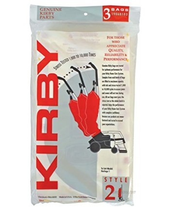 Kirby 19068103 Disposable Bag Sty 2 3pk 1