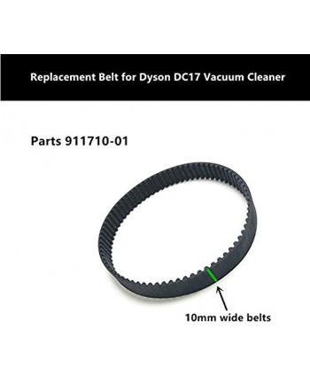 MFLAMO Replacement Belt for Dyson DC17 Animal Vacuum Cleaner,Parts 911710-01,（2 Belt）