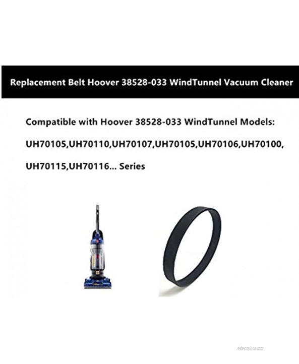 MFLAMO Replacement Belt Hoover 38528-033 WindTunnel Vacuum Cleaner Part 562932001 AH20080 2 Belt