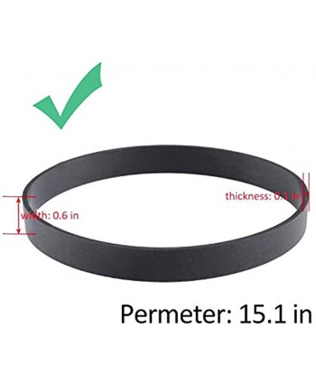 Poweka 3031120 Belts Compatible with Bi-ssell Vacuum Style 7 9 10 12 14 16 p n 4 Packs Replace Part Number 32074 203-1093