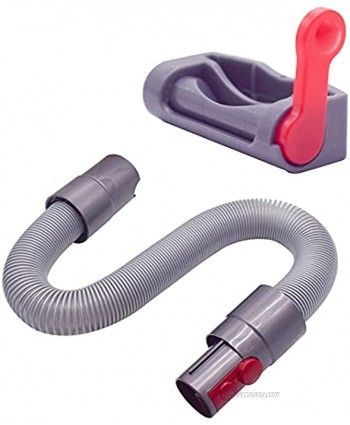 Flexible Extension Hose Attachment and Power Button Lock for Dyson V8 V7 V10 V11 Cordless Stick Vacuum Cleaner Accessories