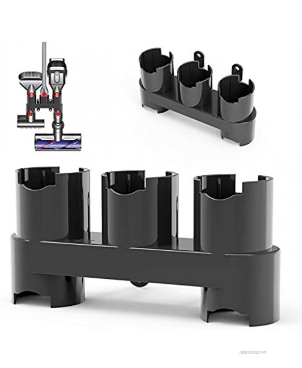 JIRVY Station Accessory Organizer Holders Wall Mount Accessories Compatible with Dyson Cordless Stick Vacuum CleanerV10 V8 V7 Grey1 Pack