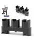 JIRVY Station Accessory Organizer Holders Wall Mount Accessories Compatible with Dyson Cordless Stick Vacuum CleanerV10 V8 V7 Grey1 Pack