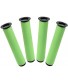 Kresell 4 Packs Washable Dirt Bin Stick Filter Replacement Kit for Gtech AirRam Long MK2 K9 Cordless Vacuum Cleaner Filters
