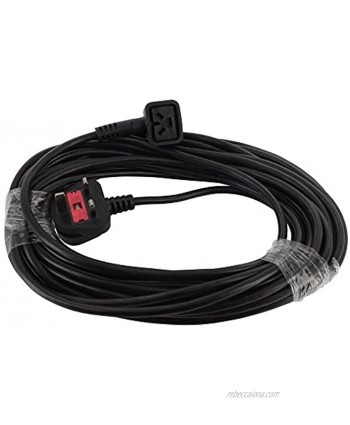 Maddocks Non Original Black Cable and 13 A Plug Assembly with 3-Pin Connector 12 m
