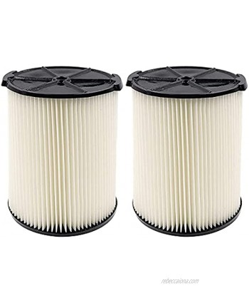 SOIBPIN for VF4000 Replacement Filter for 5-20 Gallons and Larger Vacuum Cleaner Replacement VF4000 Filter 2 Pack