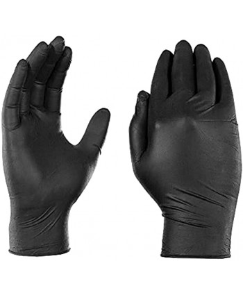 1st Choice Black Nitrile Industrial Disposable Gloves 6 Mil Latex & Powder-Free Food-Safe Textured