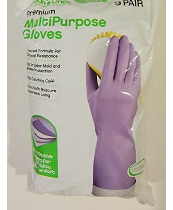 Clean Ones Premium Multi Purpose Non Slip Gloves 20 mil Small Pack of 9 pairs