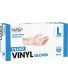 ForPro Disposable Vinyl Gloves Clear Industrial Grade Powder-Free Latex-Free Non-Sterile Food Safe 2.75 Mil. Palm 3.9 Mil. Fingers Large 100-Count
