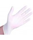 Safeguard Nitrile Disposable Gloves Powder Free Food Grade Gloves Latex Free Size Medium White 100 Pc. Dispenser Pack