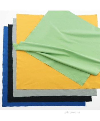 Eco-Fused Extra Large Microfiber Cleaning Cloths 20 Pack 12 x 12 inch for Smartphones Tablets TV Notebook or Desktop Screen Display Cabinets Mirrors Glass Tables and Ceramics