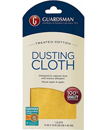Guardsman Wood Furniture Dusting Cloths 1 Pre-Treated Cloth Captures 2X The Dust of a Regular Cloth Specially Treated No Sprays or Odors 462100 Pack of 6