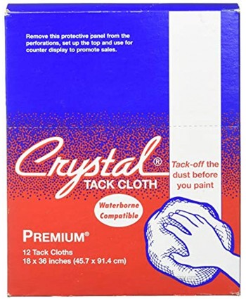 Premium Tack Cloths Bond Crystal Brand 18" x 36" 12 Cloths Per Box